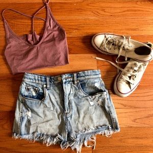 Blank NYC wedge denim short